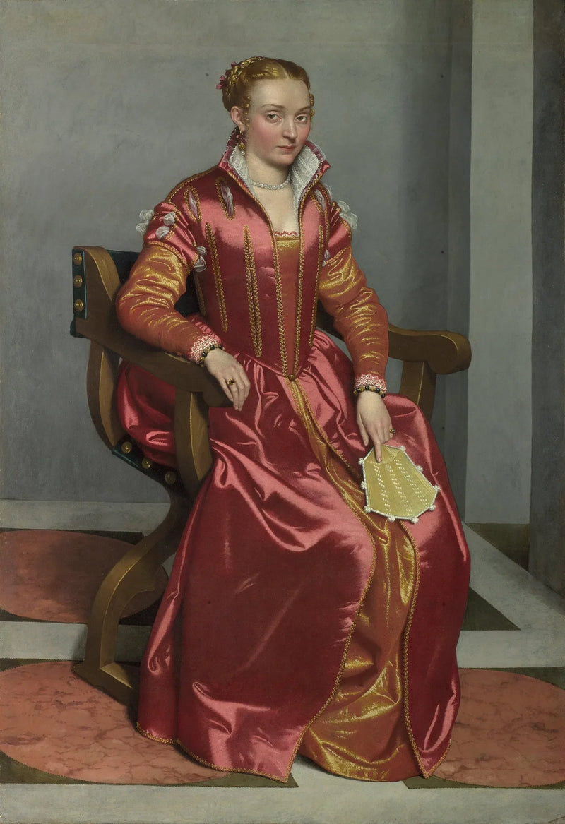 Portret van een dame - Giovanni Battista Moroni
