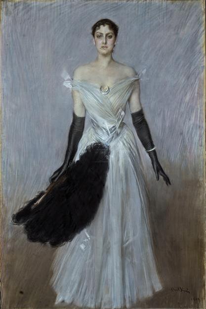 Portret van een dame - Giovanni Boldini