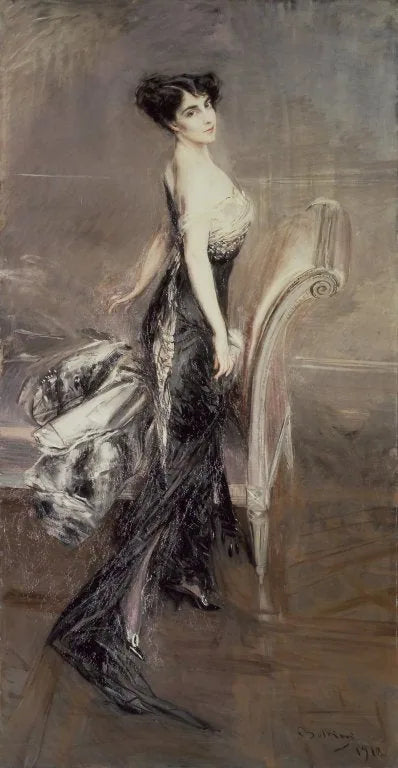 Portret van een dame - Giovanni Boldini