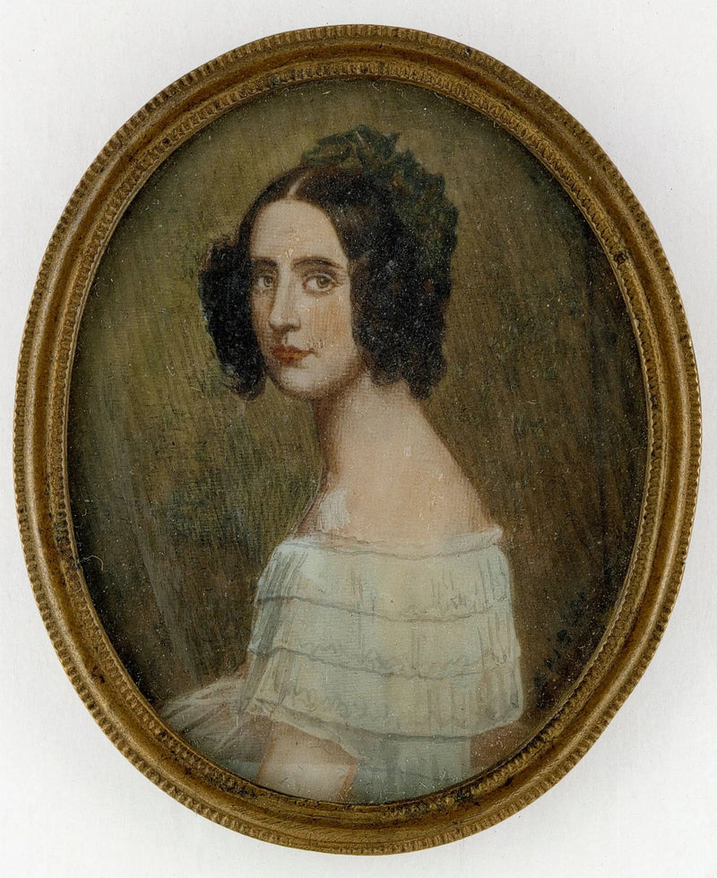 Portret van een dame - Joseph Karl Stieler