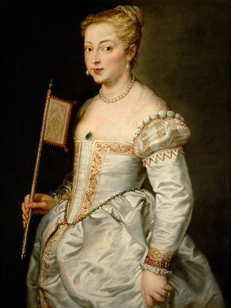 Portret van een dame - Peter Paul Rubens