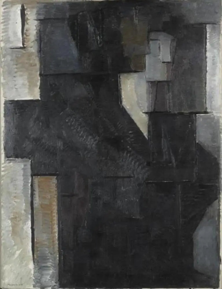 Portret van een dame - Piet Mondrian