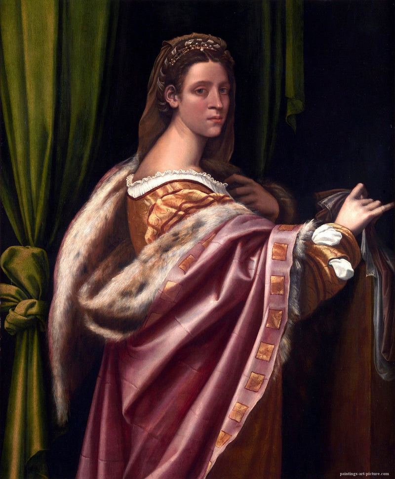 Portret van een dame - Sebastiano del Piombo