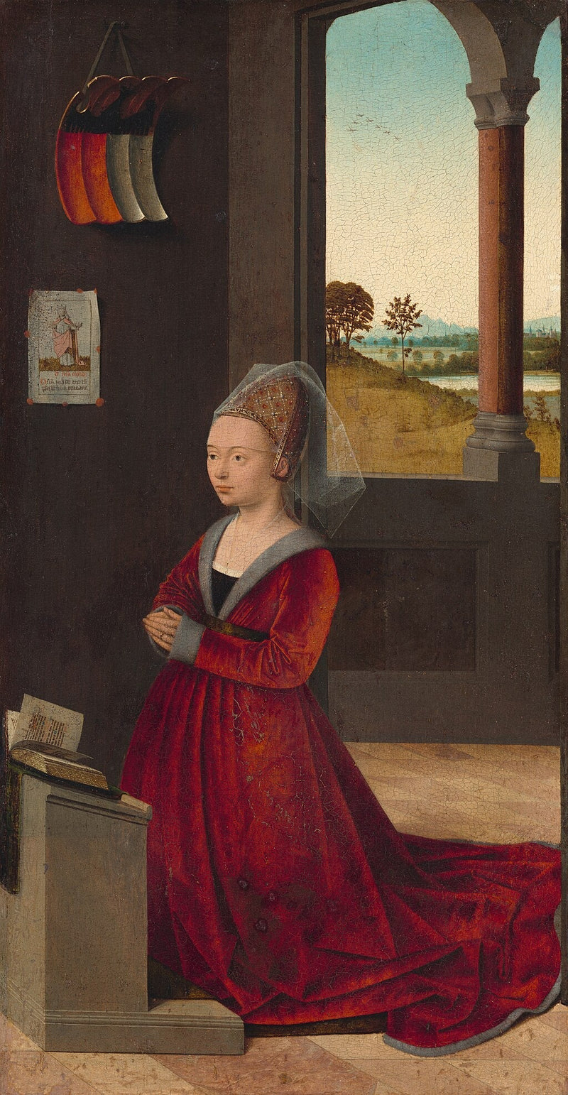 Portret van een donatrice - Petrus Christus