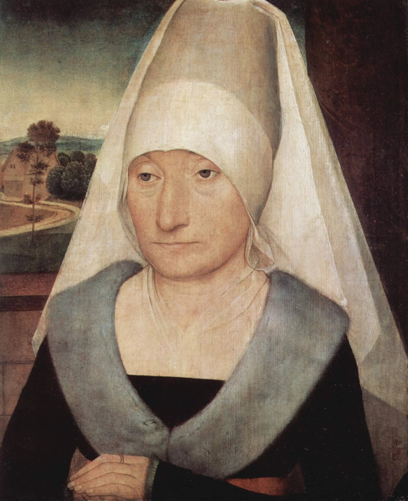 Portret van een oude vrouw - Hans Memling