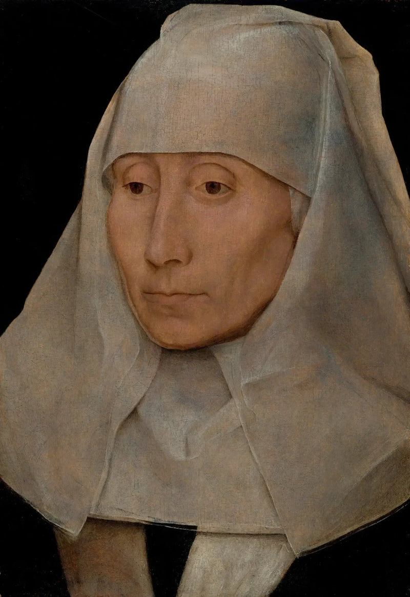 Portret van een oude vrouw - Hans Memling