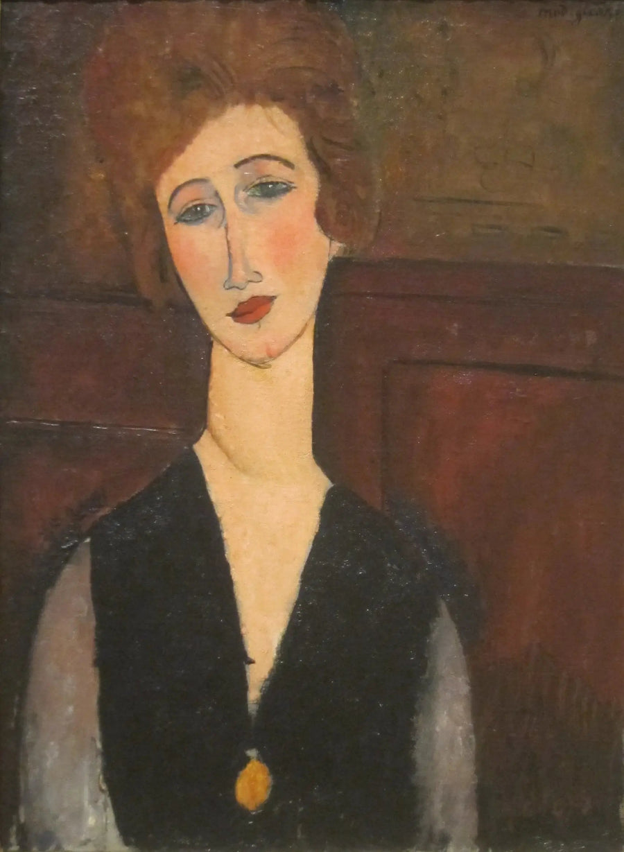 Portret van een vrouw - Amedeo Modigliani