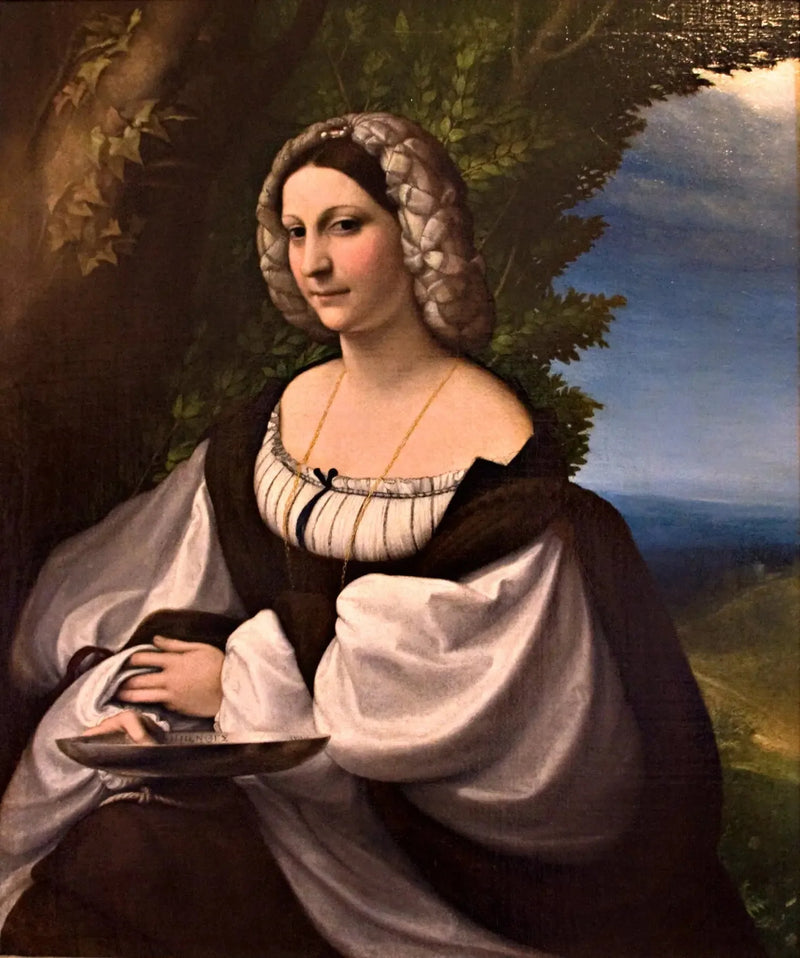 Portret van een vrouw - Antonio da Correggio
