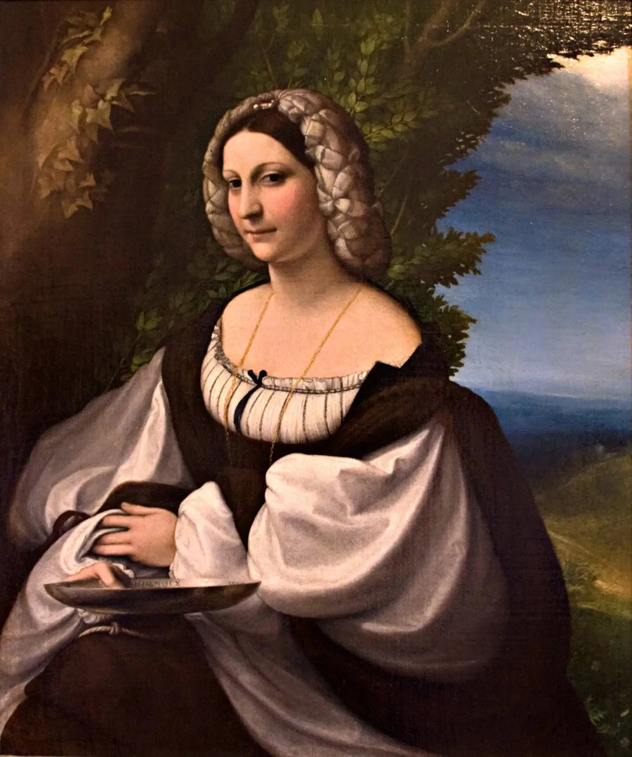 Portret van een vrouw - Antonio da Correggio