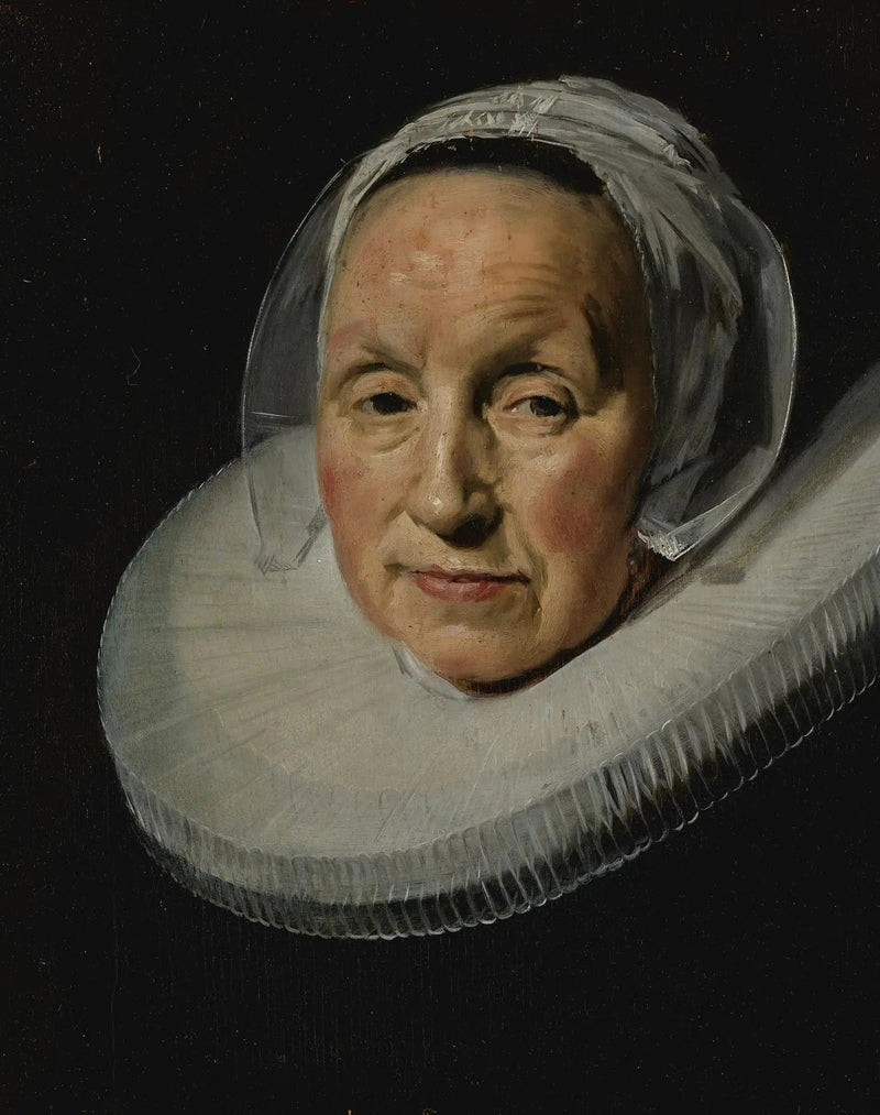 Portret van een vrouw met een vergrote en afgesneden kraag in vergelijking met haar originele taille - Frans Hals

Source:
portrait d'une femme avec une collerette agrandie et coupée par rapport à sa taille originale - Frans Hals