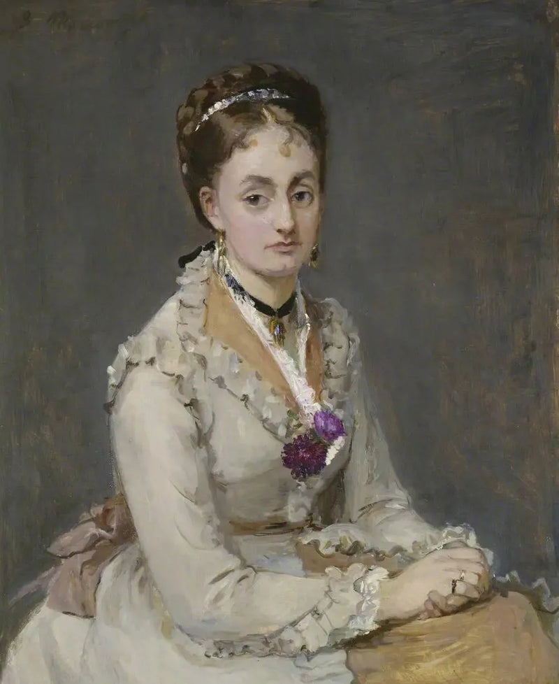 Portret van een vrouw - Berthe Morisot