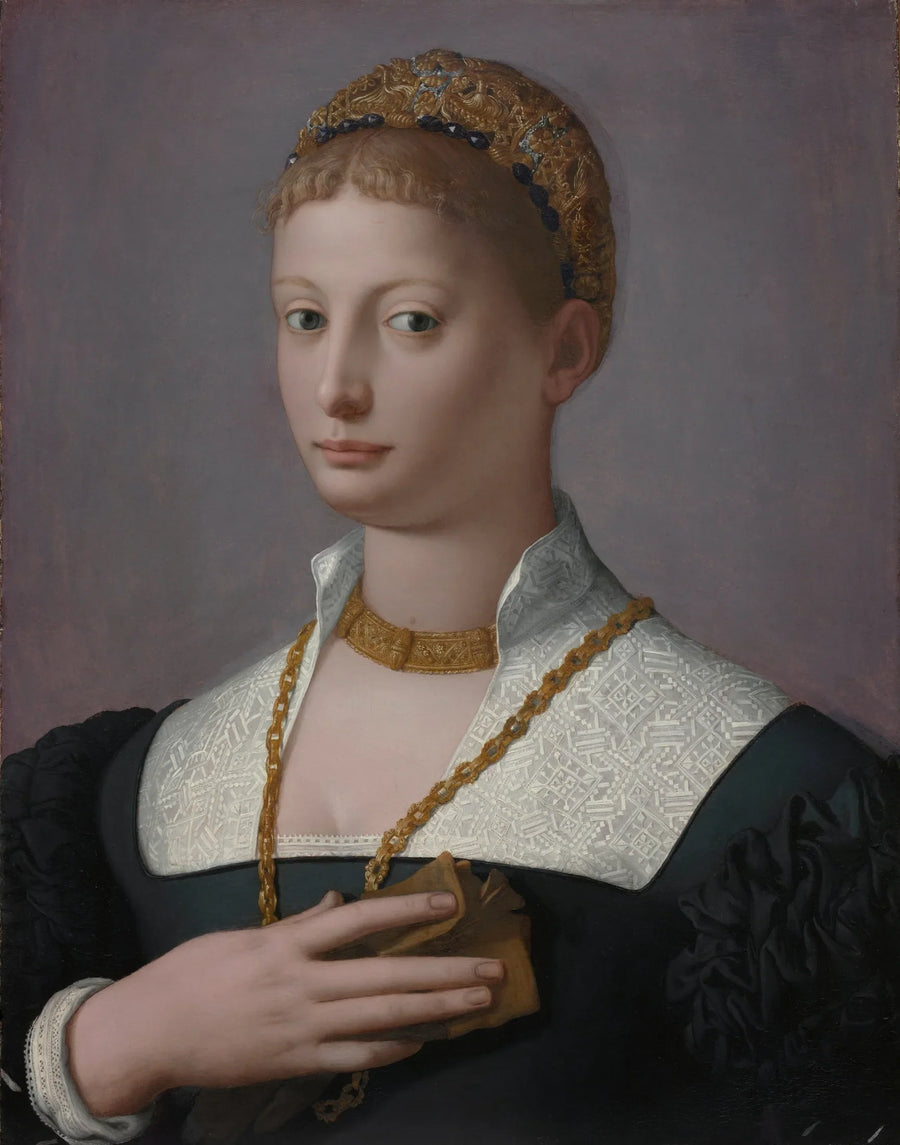 Portret van een vrouw - Bronzino