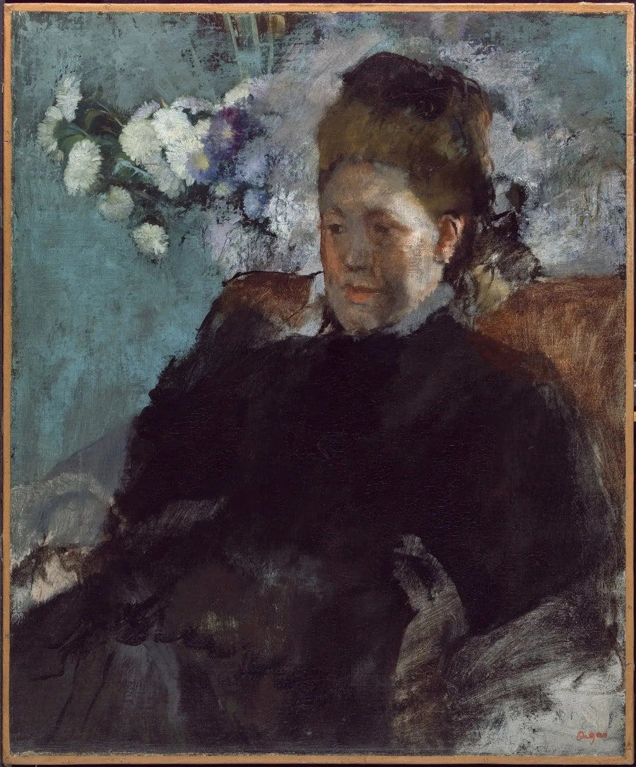 Portret van een vrouw - Edgar Degas