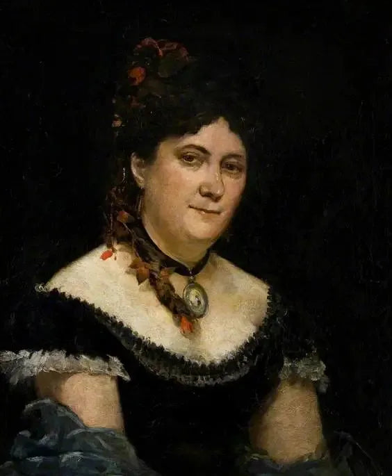 Portret van een vrouw - Gustave Courbet
