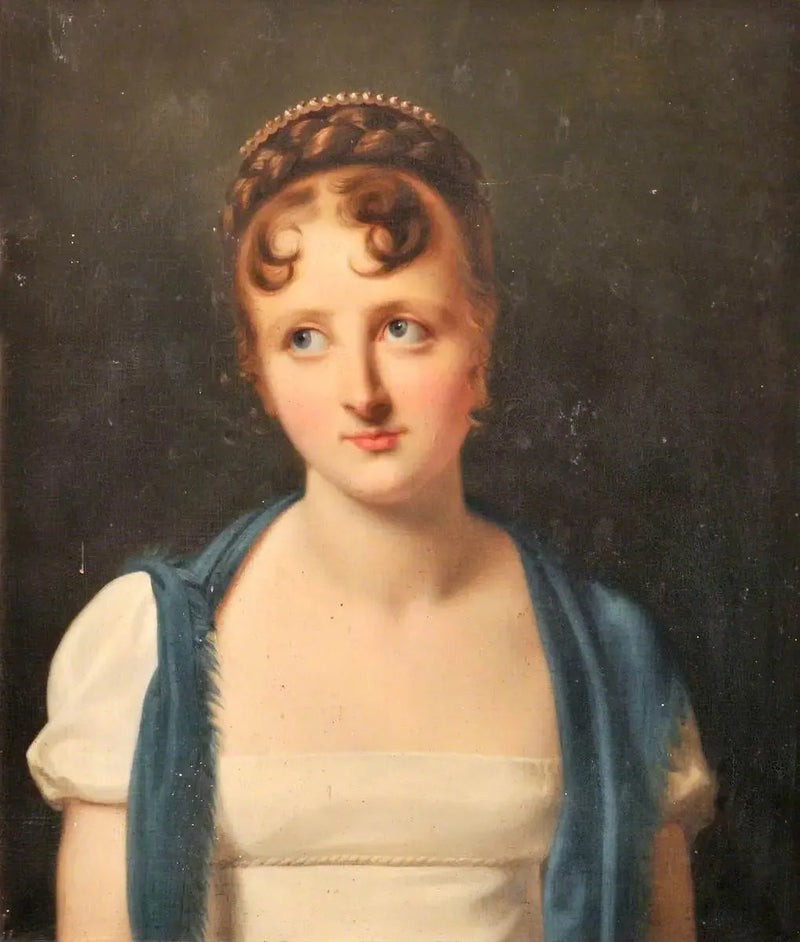 Portret van een onbekende vrouw - Hippolyte Flandrin