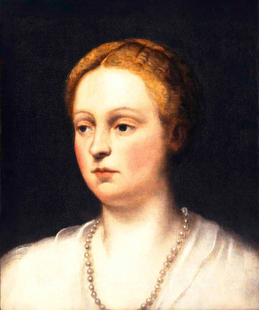 Portret van een vrouw - Jacopo Tintoretto
