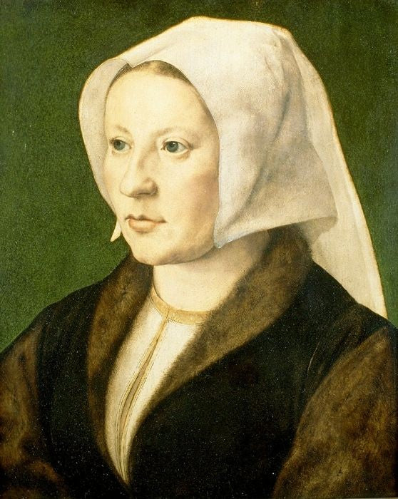 Portret van een vrouw - Jan Gossaert