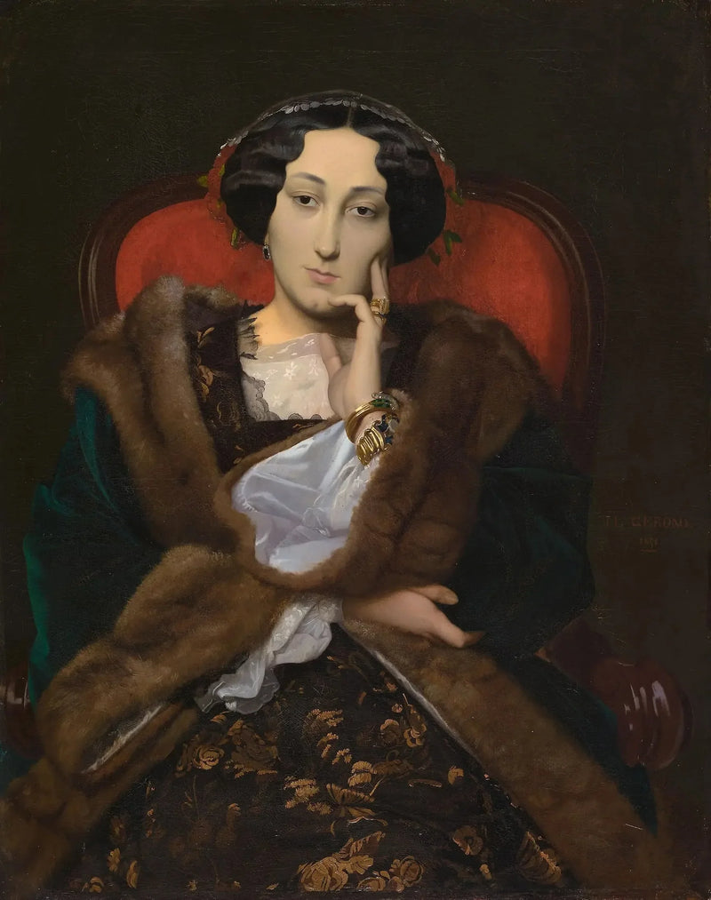 Portret van een vrouw - Jean-Léon Gérôme