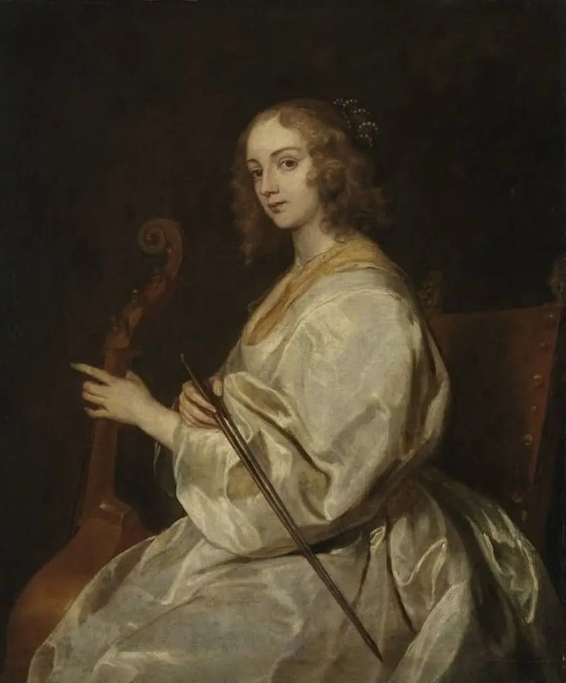 Portret van een vrouw die viool speelt, vroeger geïdentificeerd als Margaret Lemon - Antoine van Dyck

Source:
Portrait d'une femme jouant de la viole de gambe, anciennement identifiée comme Margaret Lemon - Antoine van Dyck