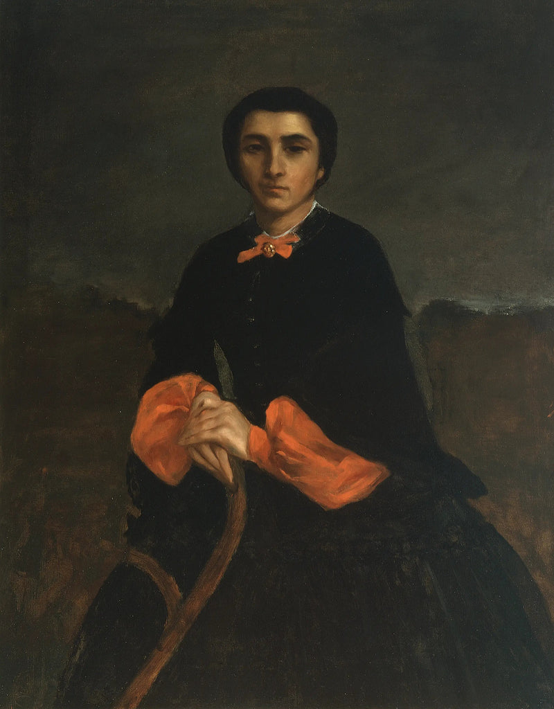Portret van een vrouw : Juliette Courbet - Gustave Courbet