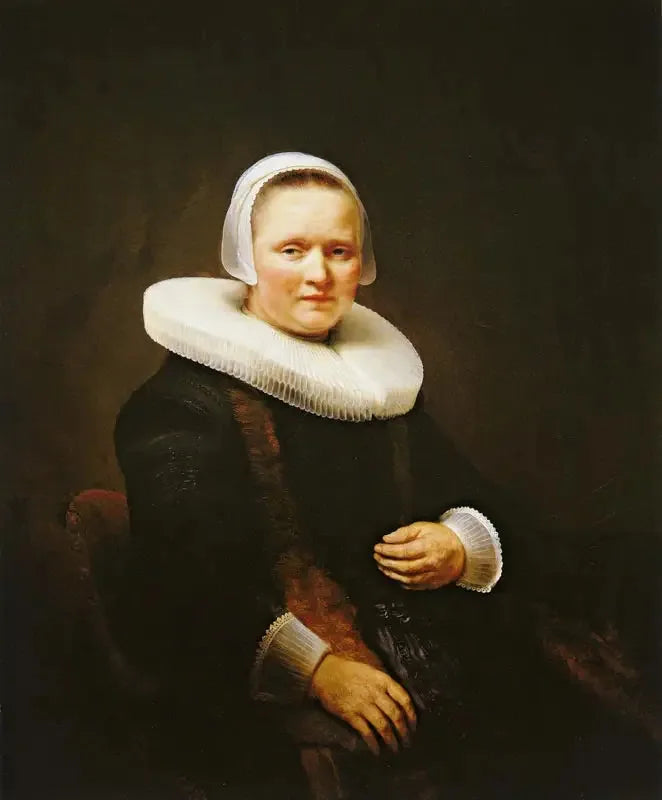Portret van een vrouw, misschien Anna Wijmer - Rembrandt