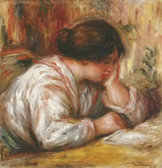 Portrait d'une femme - Pierre-Auguste Renoir image 1 reproduction artisanale de tableau