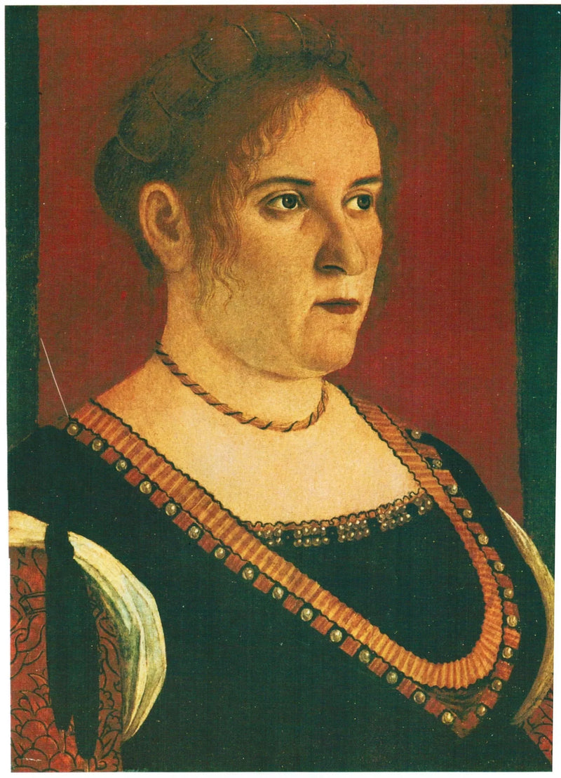 Portret van een vrouw - Vittore Carpaccio