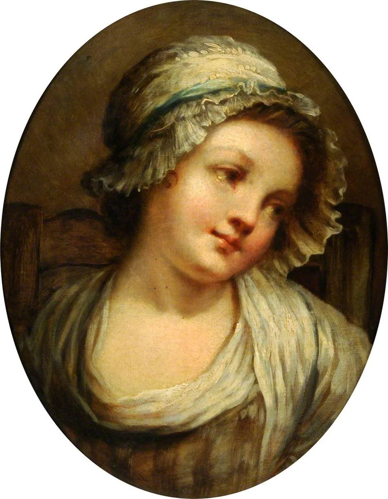 Portret van een meisje - Jean-Baptiste Greuze