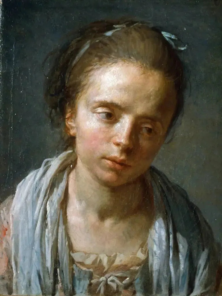 Portret van een meisje - Nicolas-Bernard Lépicié