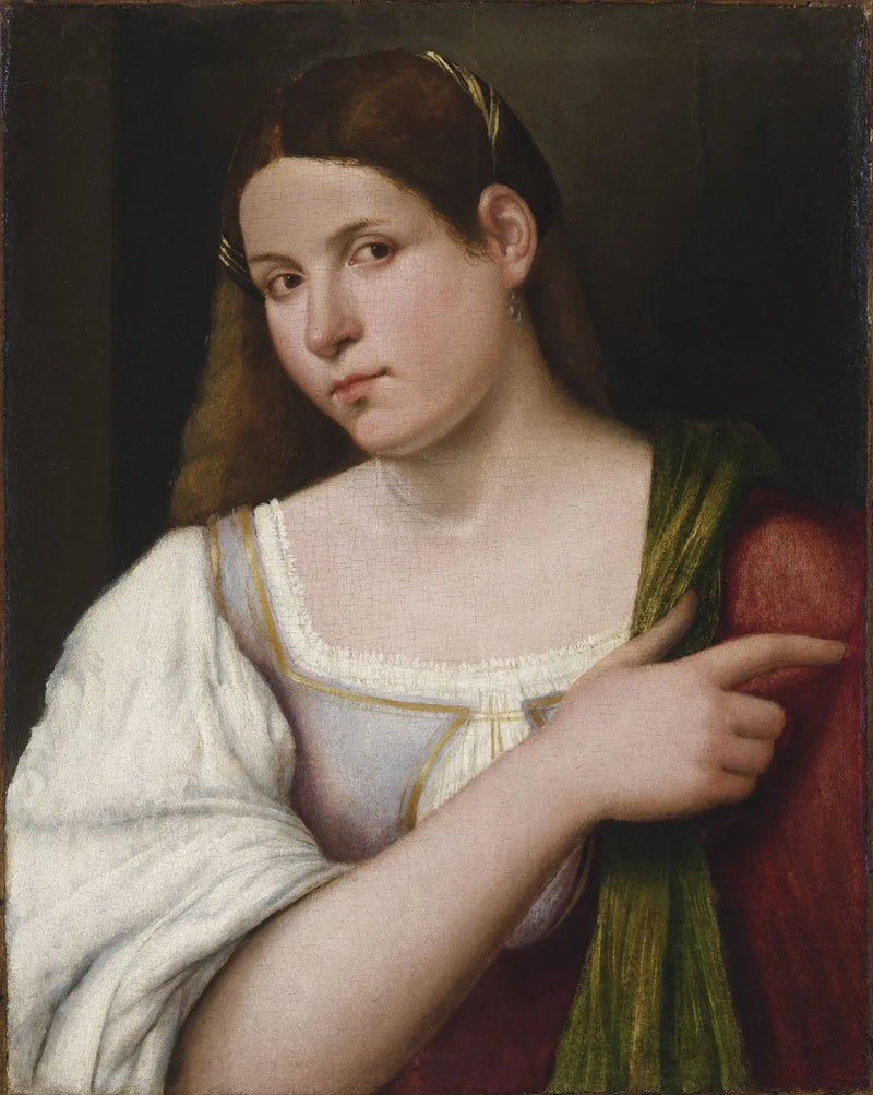 Portret van een meisje - Sebastiano del Piombo