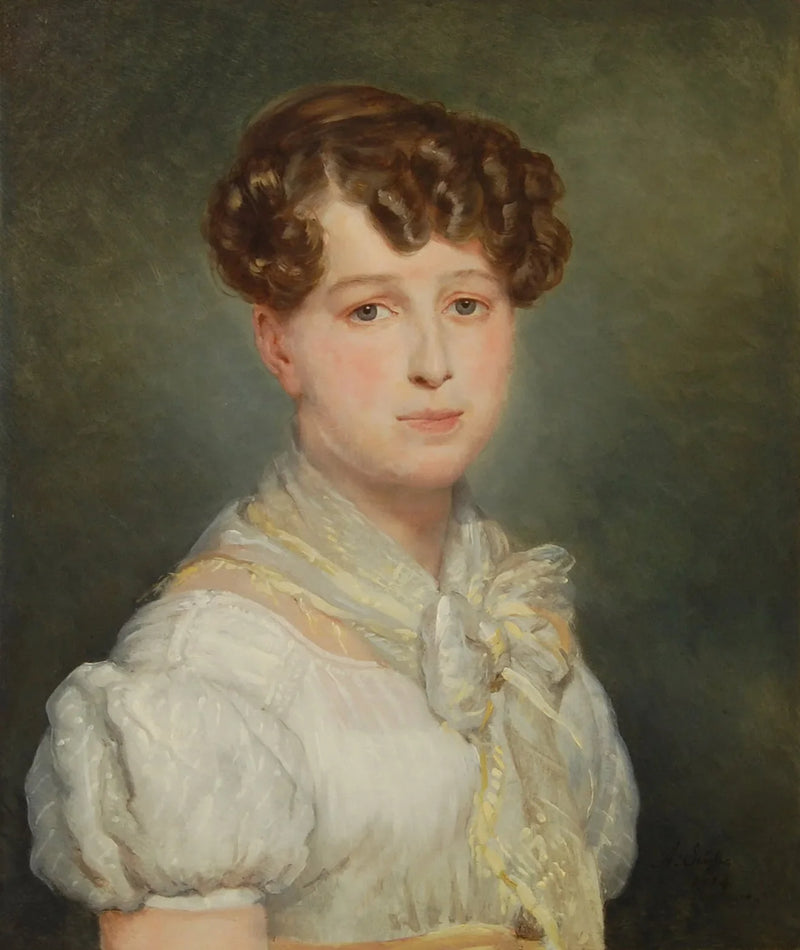 Portret van een jonge vrouw - Ary Scheffer