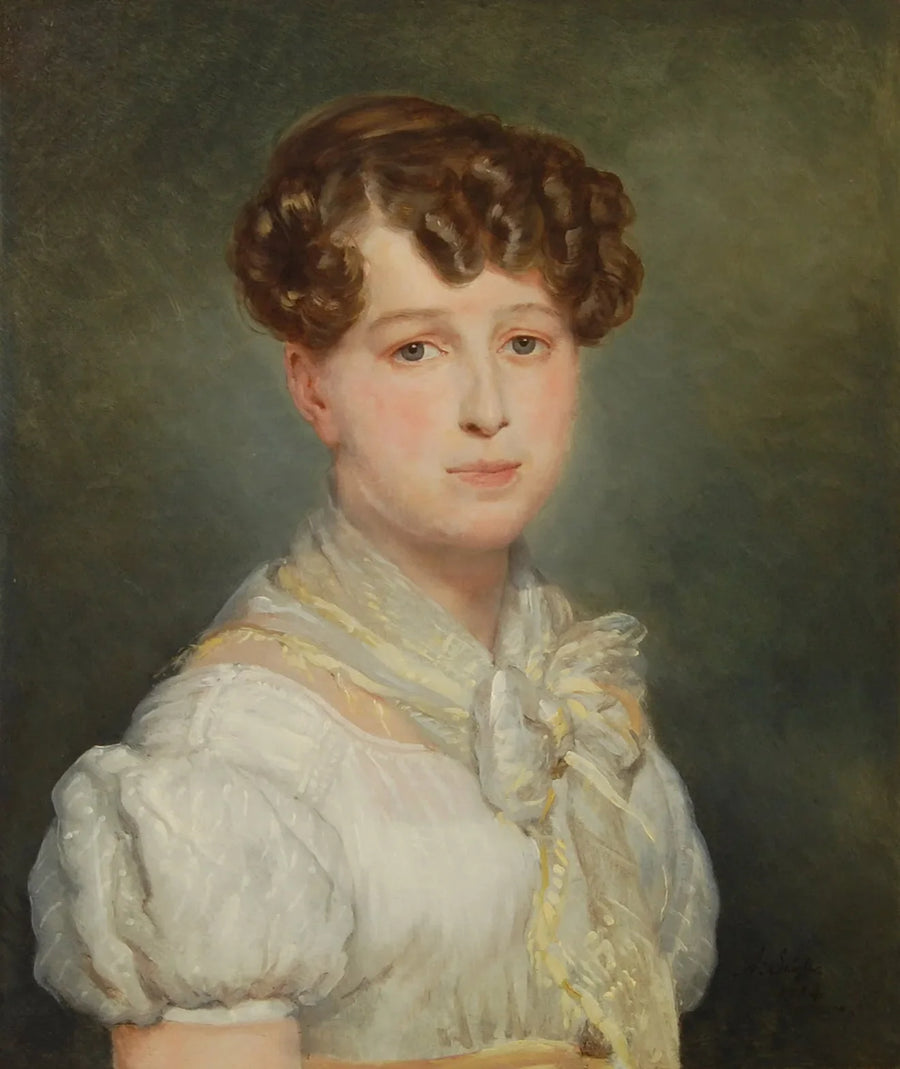 Portret van een jonge vrouw - Ary Scheffer