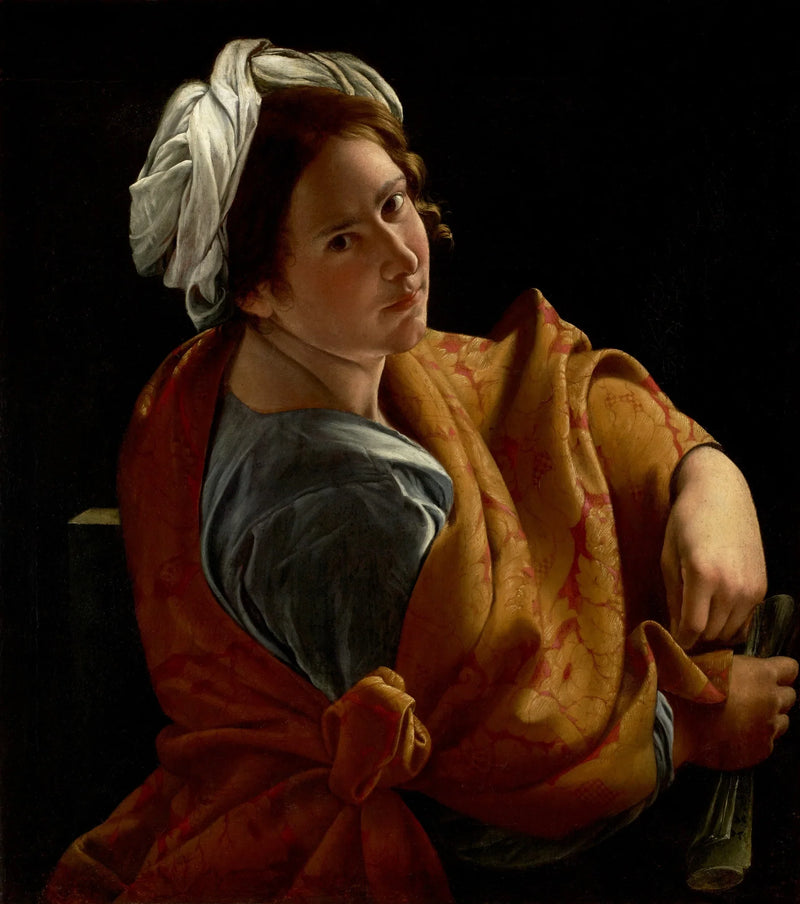 Portret van een jonge vrouw als sibille - Orazio Gentileschi