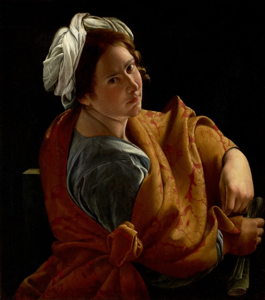 Portret van een jonge vrouw als sibille - Orazio Gentileschi