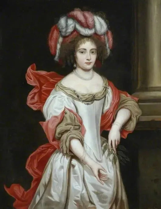 Portret van een jonge vrouw, tijdperk van Lodewijk XIV - Pierre Mignard