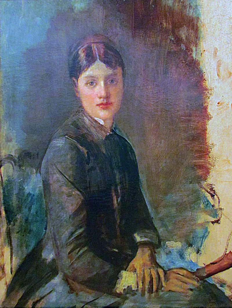 Portret van een jonge vrouw - Henri de Toulouse-Lautrec
