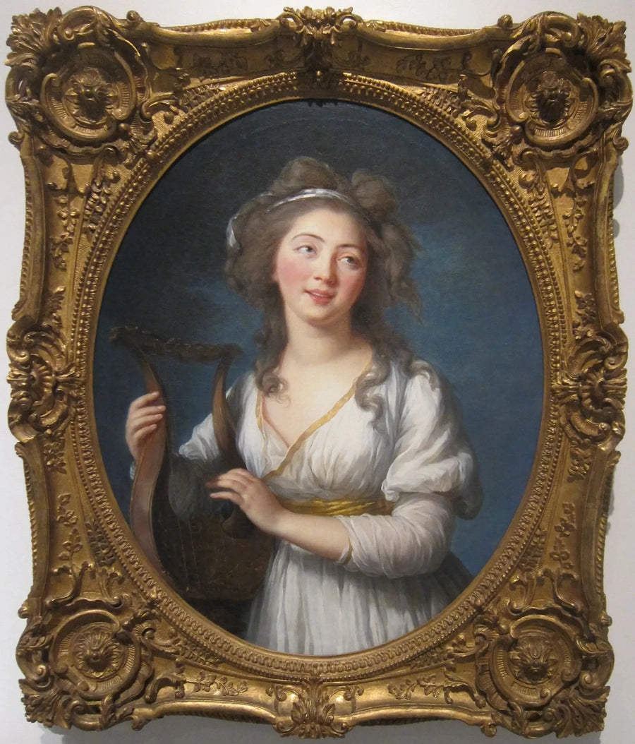 Portret van een jonge vrouw die een lier speelt - Élisabeth Vigée Le Brun

Source:
Portrait d'une jeune femme jouant de la lyre - Élisabeth Vigée Le Brun
