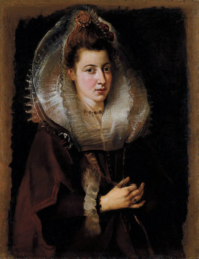 Portret van een jonge vrouw - Peter Paul Rubens