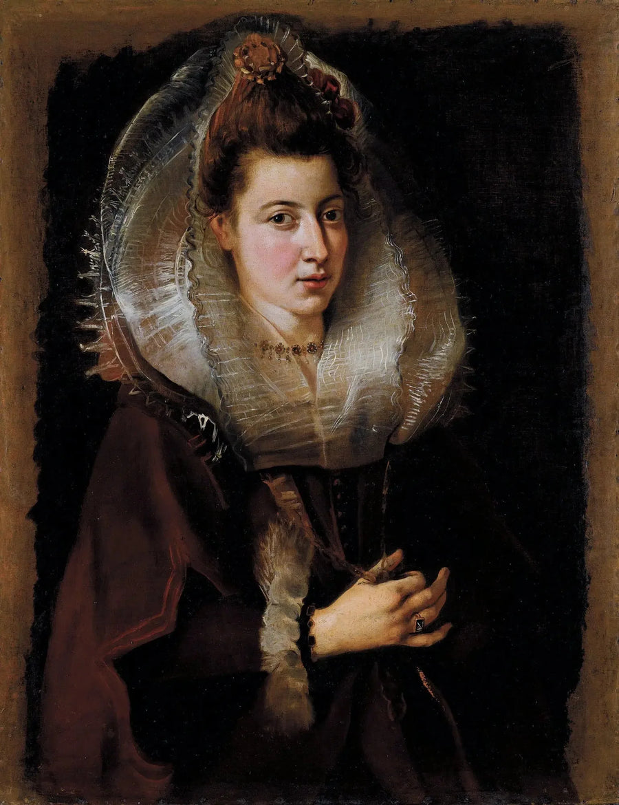 Portret van een jonge vrouw - Peter Paul Rubens