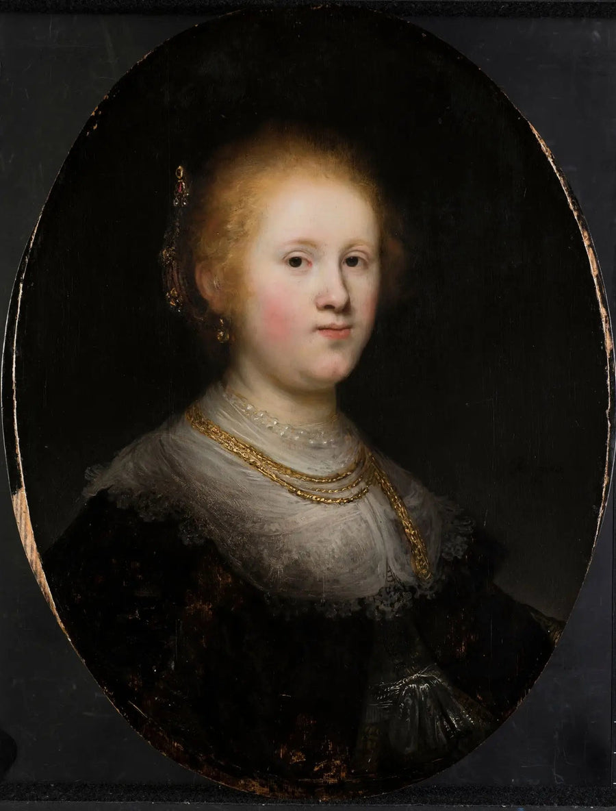 Portret van een jonge vrouw - Rembrandt