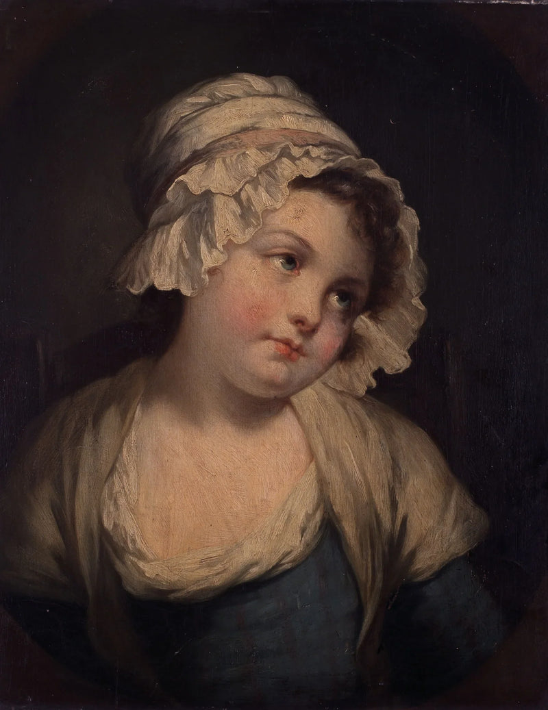 Portret van een jonge vrouw - Jean-Baptiste Greuze