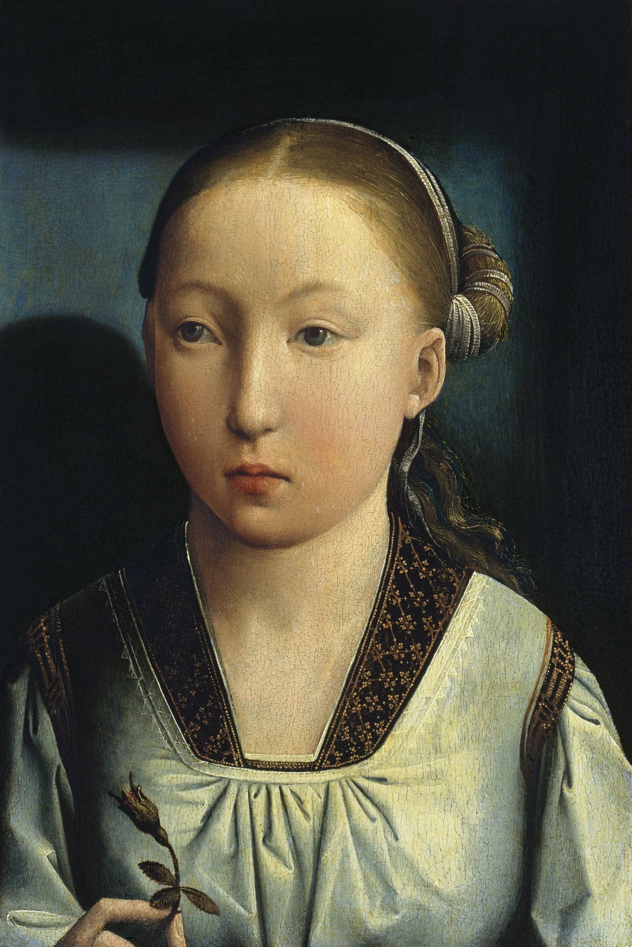 Portret van een jonge vrouw - Juan de Flandes