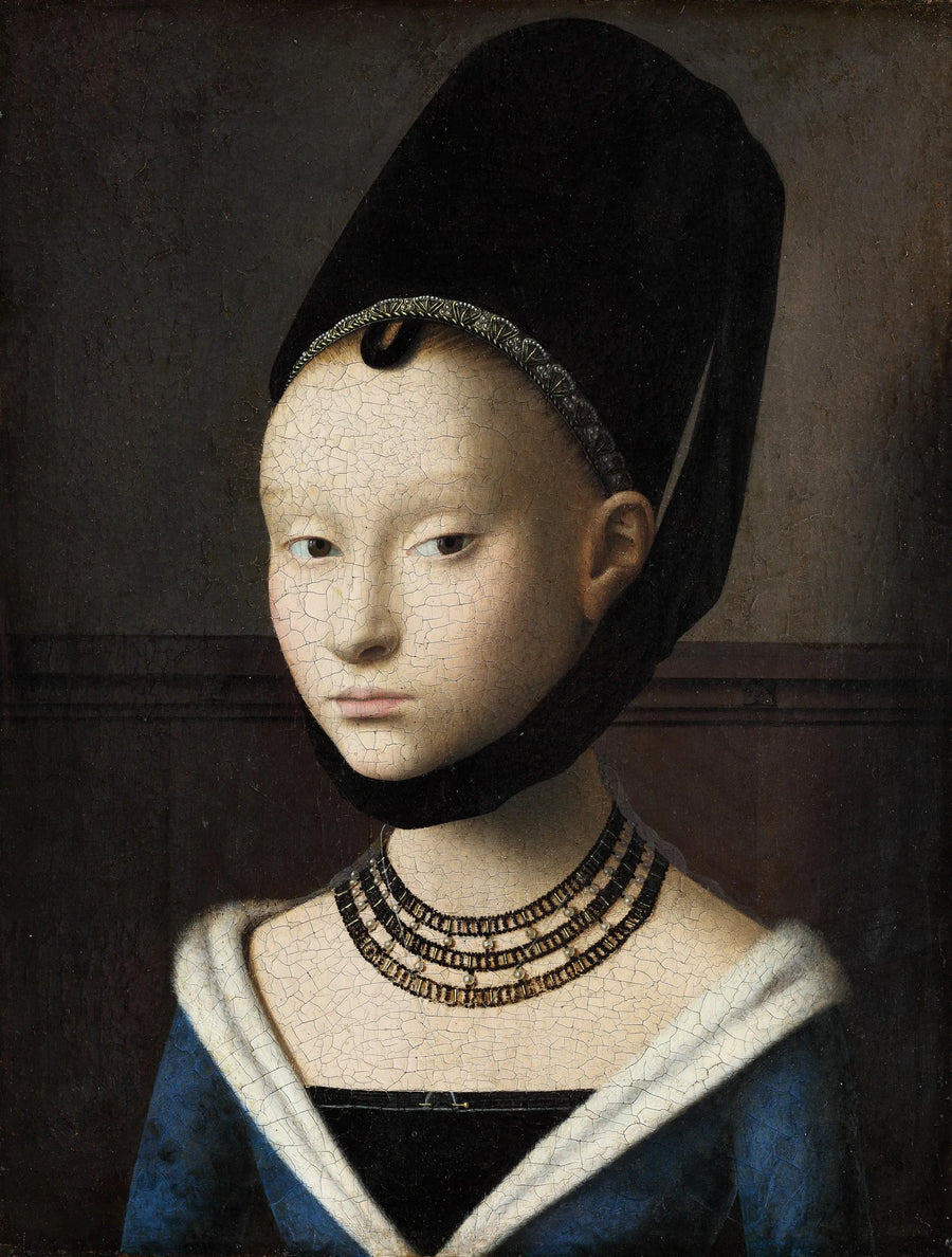 Portret van een jonge vrouw - Petrus Christus