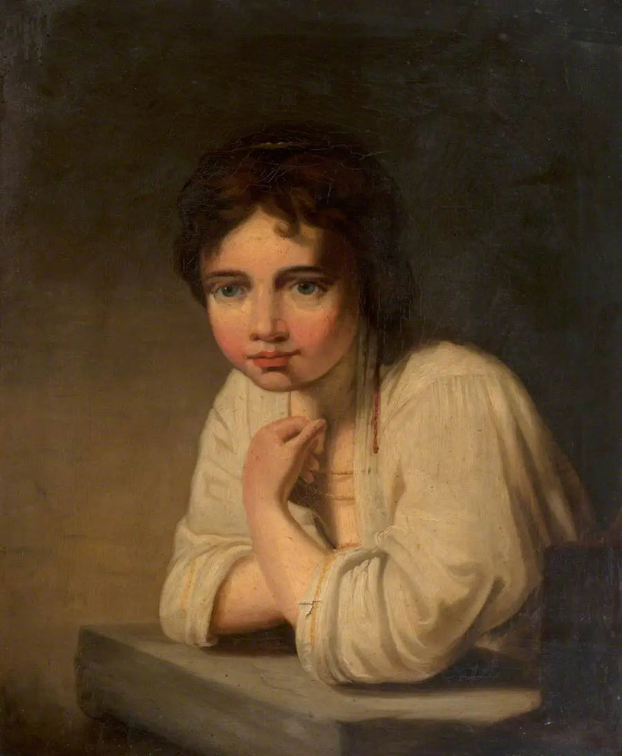 Portret van een jong meisje - Rembrandt