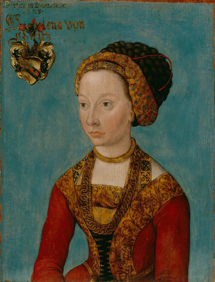 Portret van een bruid - Lucas Cranach de Oudere