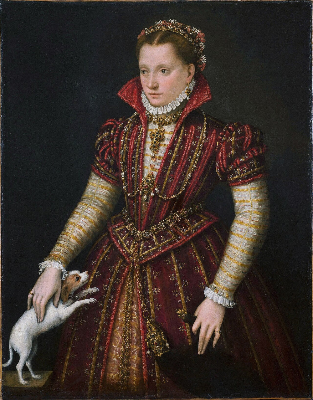 Portrait d'une noble dame - Lavinia Fontana image 1 reproduction réalisée par Alpha Reproduction