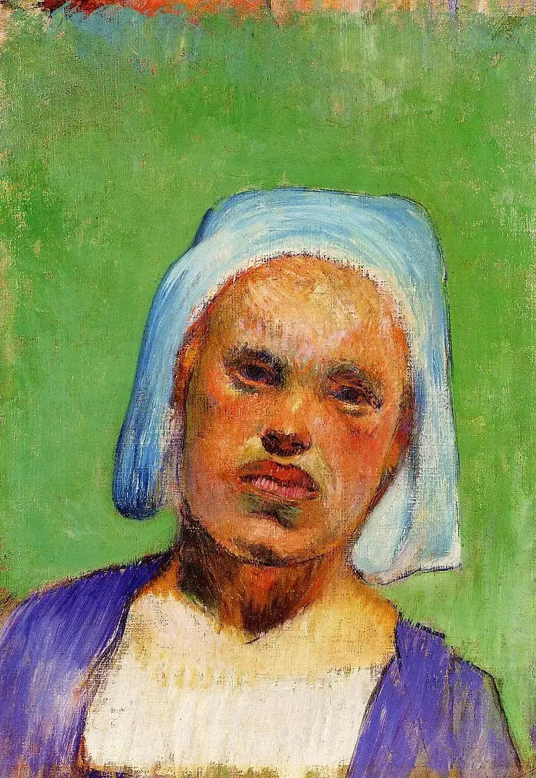 Portret van een Pont-avennoise, misschien Marie Louarn - Paul Gauguin