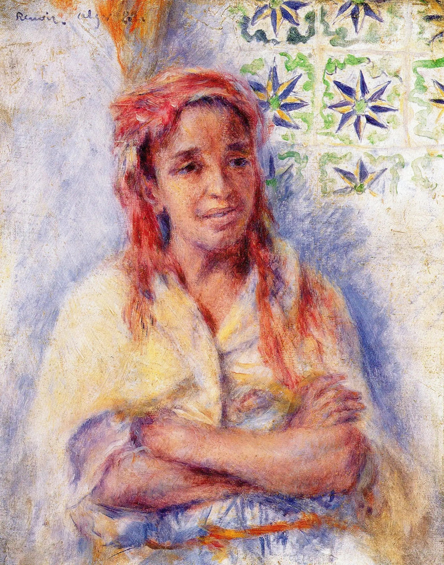 Portret van een oude Arabische vrouw - Pierre-Auguste Renoir