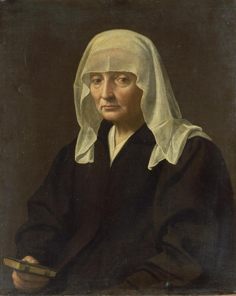 Portret van een oude vrouw - Sebastiano del Piombo