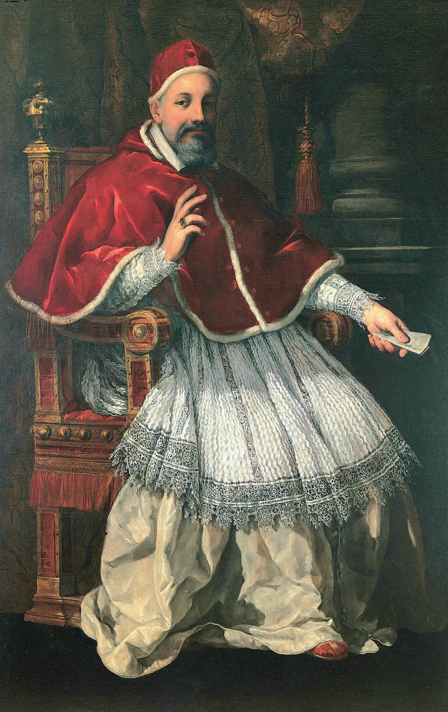 Portret van Urbain VIII - Pietro da Cortona